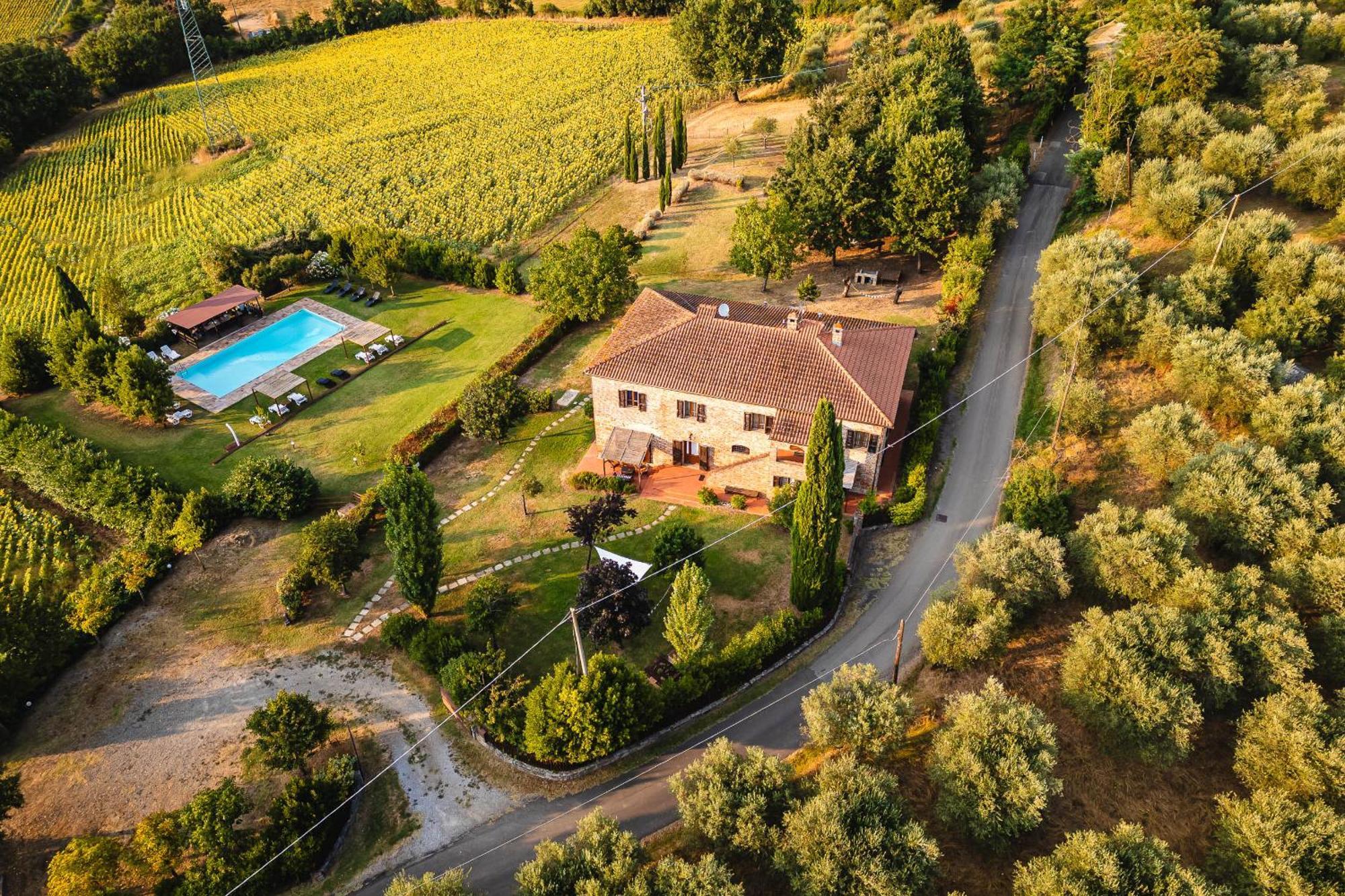 Villa Le Belle Giornate Foiano Della Chiana Dış mekan fotoğraf