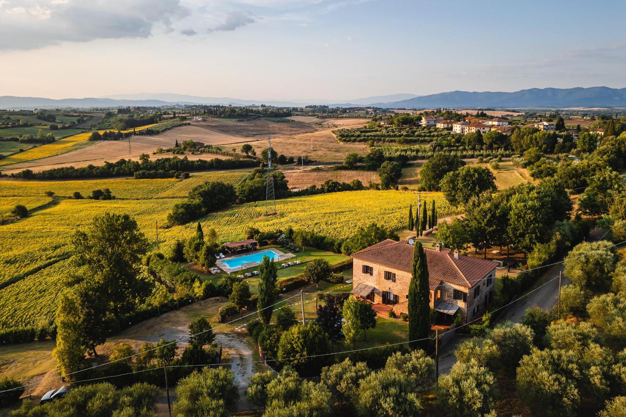 Villa Le Belle Giornate Foiano Della Chiana Dış mekan fotoğraf